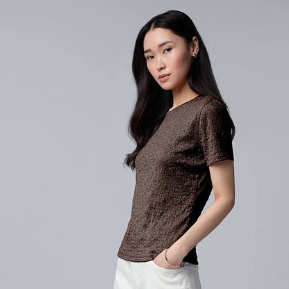 Qadın Simply Vera Vera Wang Teksturlu Köynək
