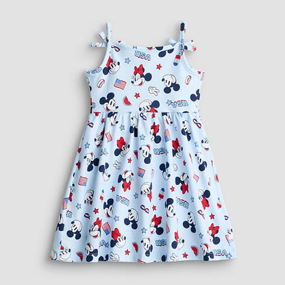 Qız 4-12 Jumping Beans® Disney Mickey Mouse & Minnie Mouse Kamisol Elbisə