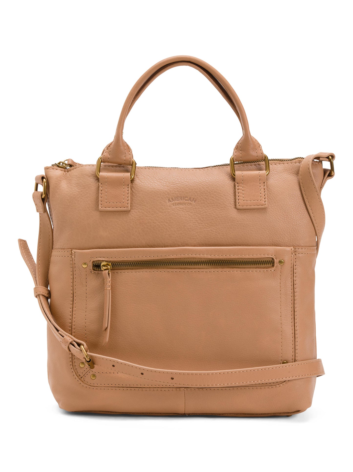 AMERICAN LEATHER CO. Dəri Jamestown Çantası