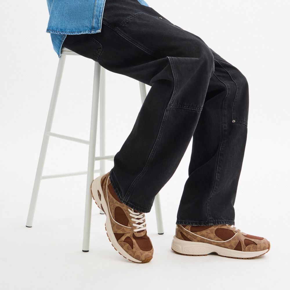 Coach Sport Krossovka Signature Canvas