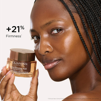 Clarins Extra-Firming Night Refillable Moisturizer Collagen Polypeptide və Niacinamide ilə