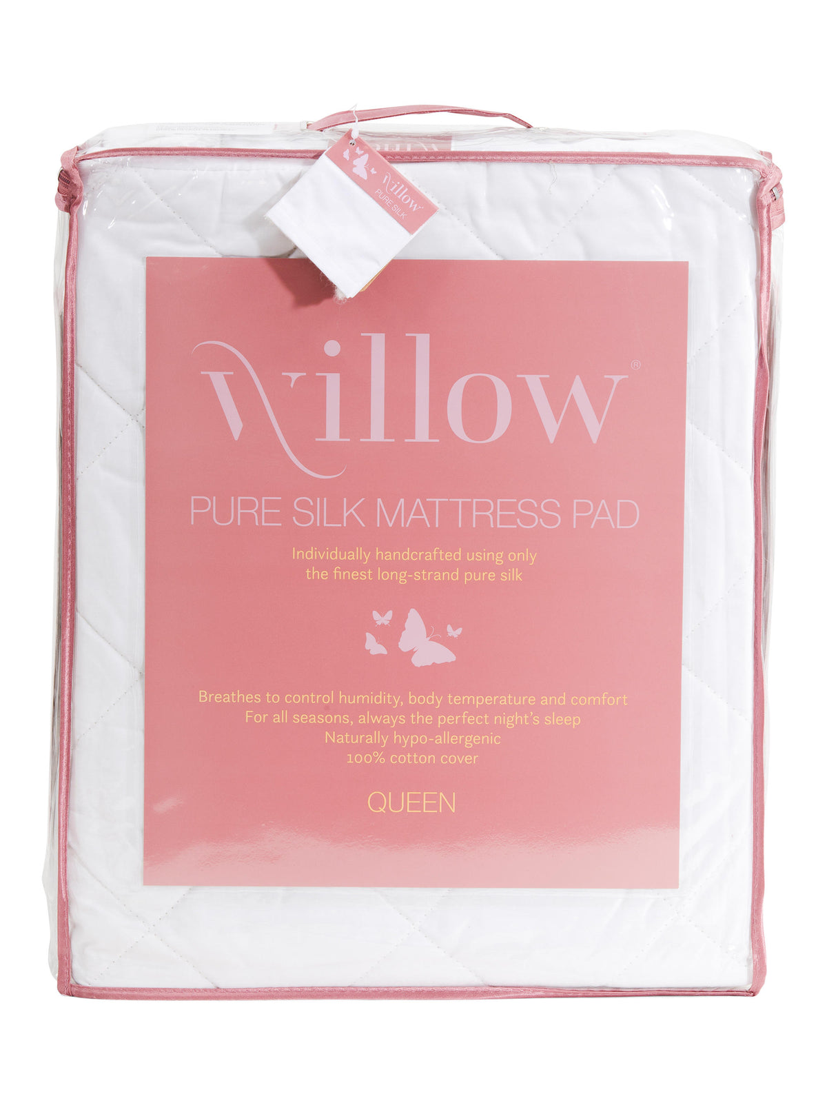 WILLOW Pure Silk Fill Lüks Döşək Altlığı