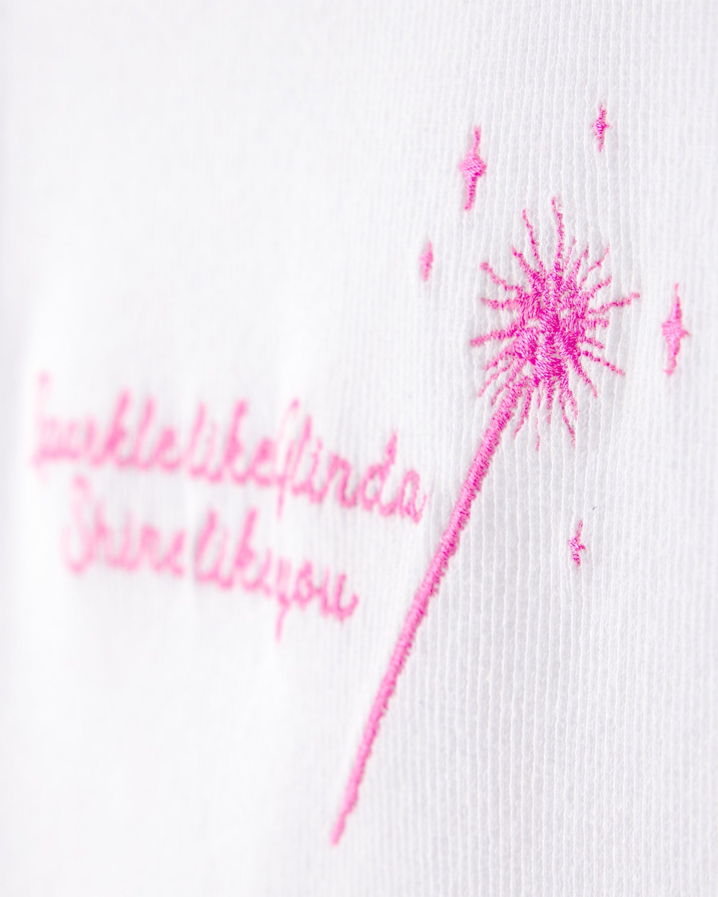 OshKosh B'gosh Qız Uşaq Wicked Glinda Ribli Bluzka - Ağ