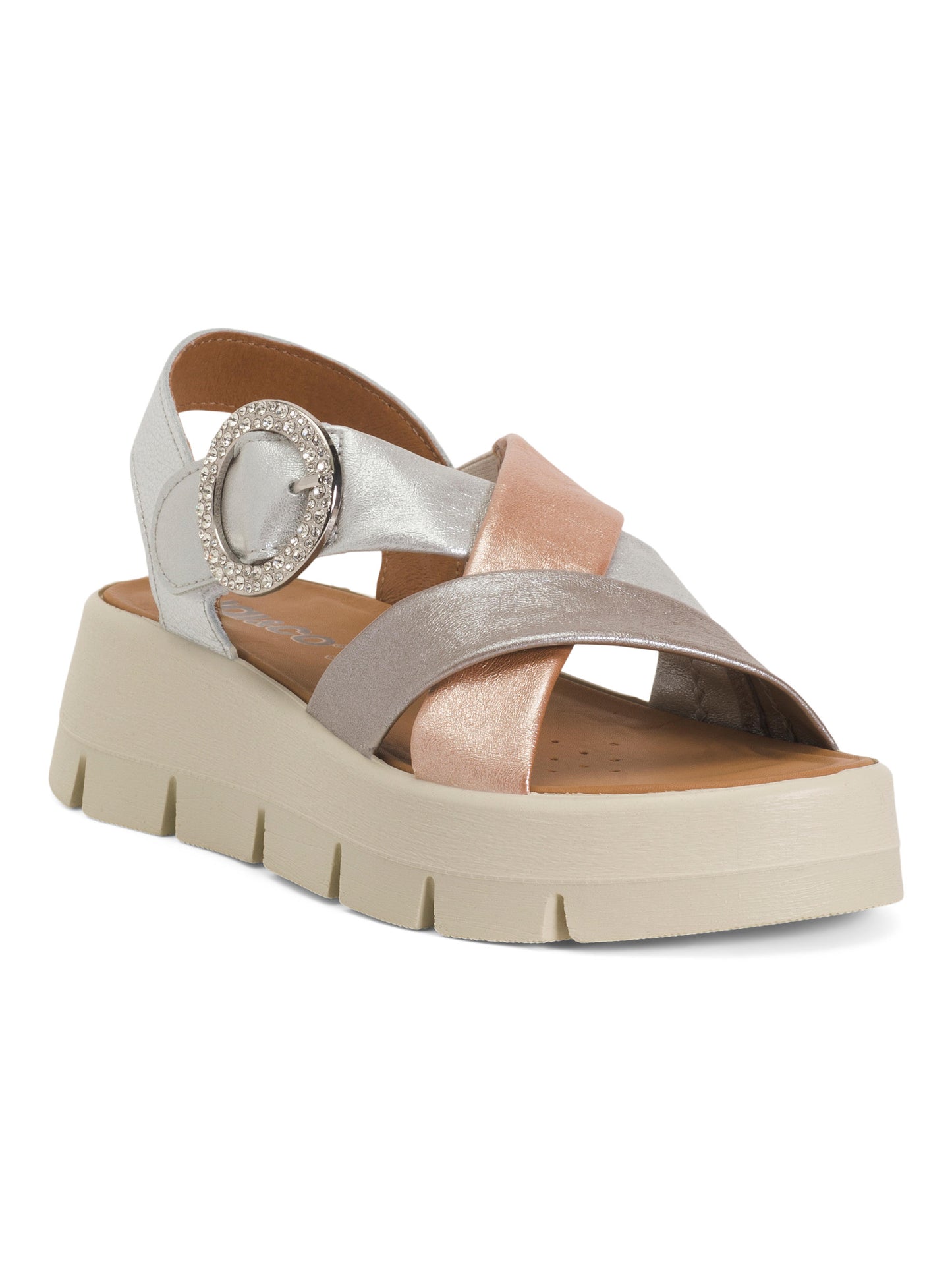 IGI&CO İtaliyada Hazırlanmış Çoxlu Bandlı Düz Sandal