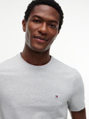 Tommy Hilfiger Dar Oturuşlu Köynək, Boz Heather