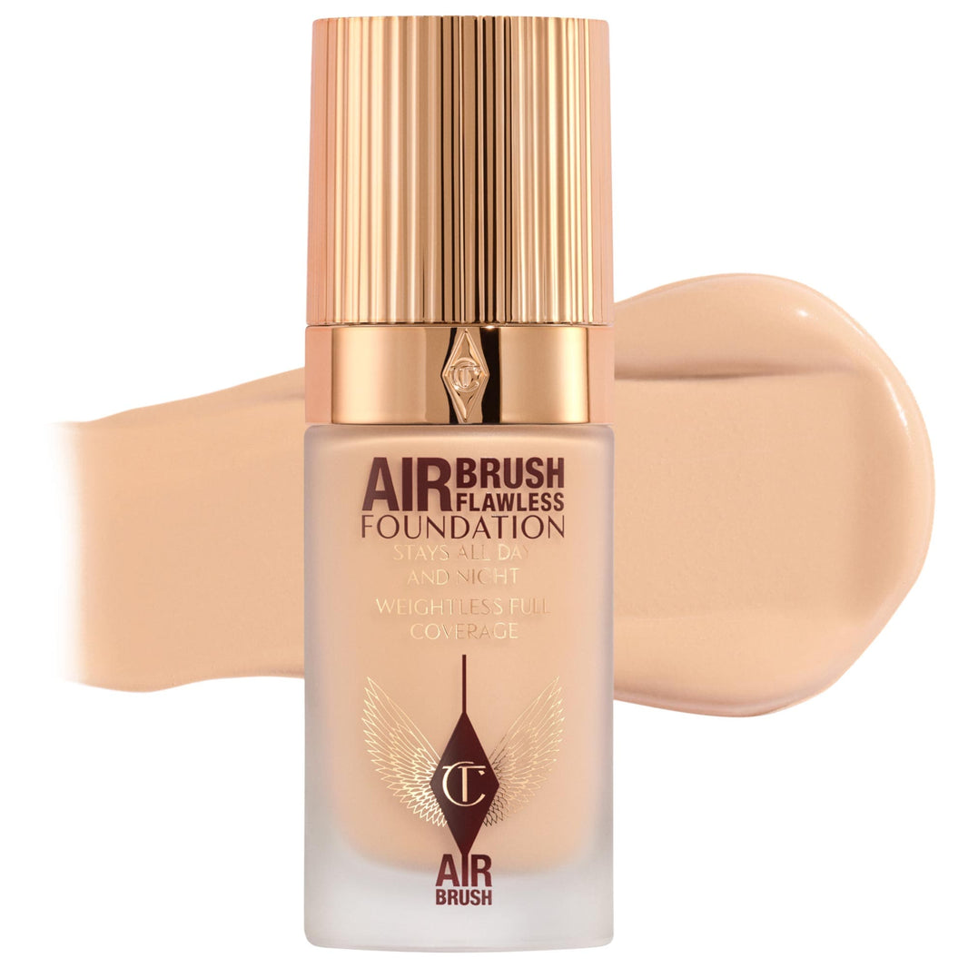 Charlotte Tilbury Airbrush Flawless Bulanıq və Mat Tam Örtünmə Tonal Kremi