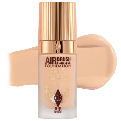 Charlotte Tilbury Airbrush Flawless Bulanıq və Mat Tam Örtünmə Tonal Kremi