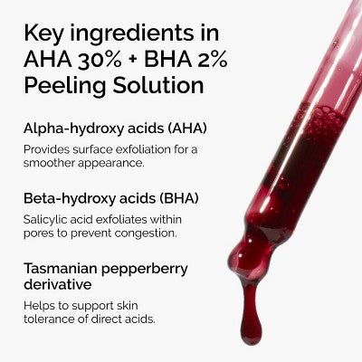 The Ordinary AHA 30% + BHA 2% Yüksək Konsentrə Soyma Məhlulu - 1 fl oz