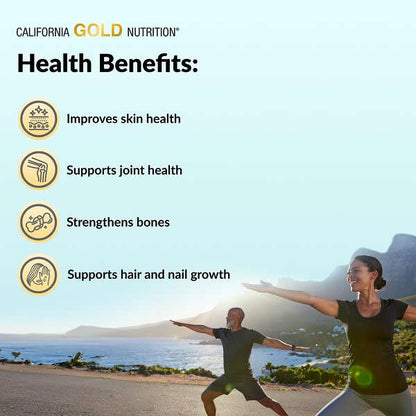 California Gold Nutrition Collagenup Hidrolizə Edilmiş Dəniz Kollageni Peptidləri Hialuron Turşusu və C Vitamini ilə 7 oz YoxYox