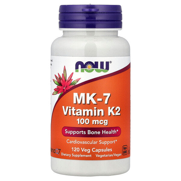 Now Foods MK 7 Vitamin K 2 100 Mcg 120 Bitki Kapsula