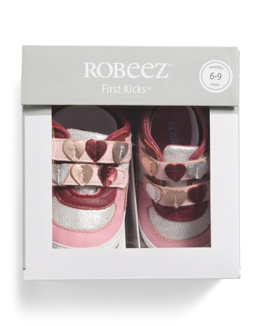ROBEEZ Leather First Kicks All Heart Krossovkası (Körpə)