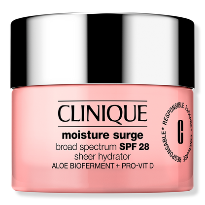Clinique Moisture Surge Broad Spectrum SPF 28 Şəffaf Nəmləndirici Krem