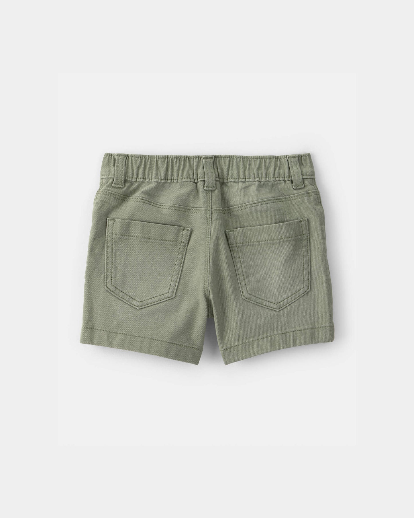 Carter's Uşaq Twill Elastikli Şortlar - Zeytun