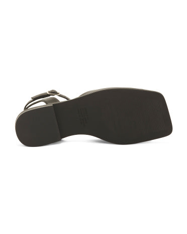 INTENTIONALLY BLANK Dəri Dalış Ayak Bilək Sarılı Düz Sandal