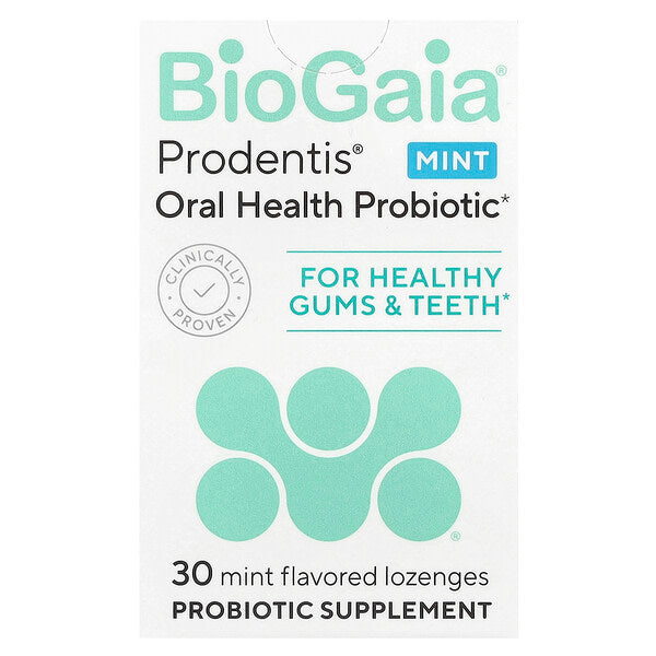 Biogaia Prodentis Ağız Sağlığı Probiotiki Sağlam Diş və Tərs üçün Nəna 30 Probiotik Pastil