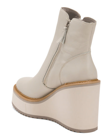 NAKED FEET Leather Avail Topuqlu Çəkmə