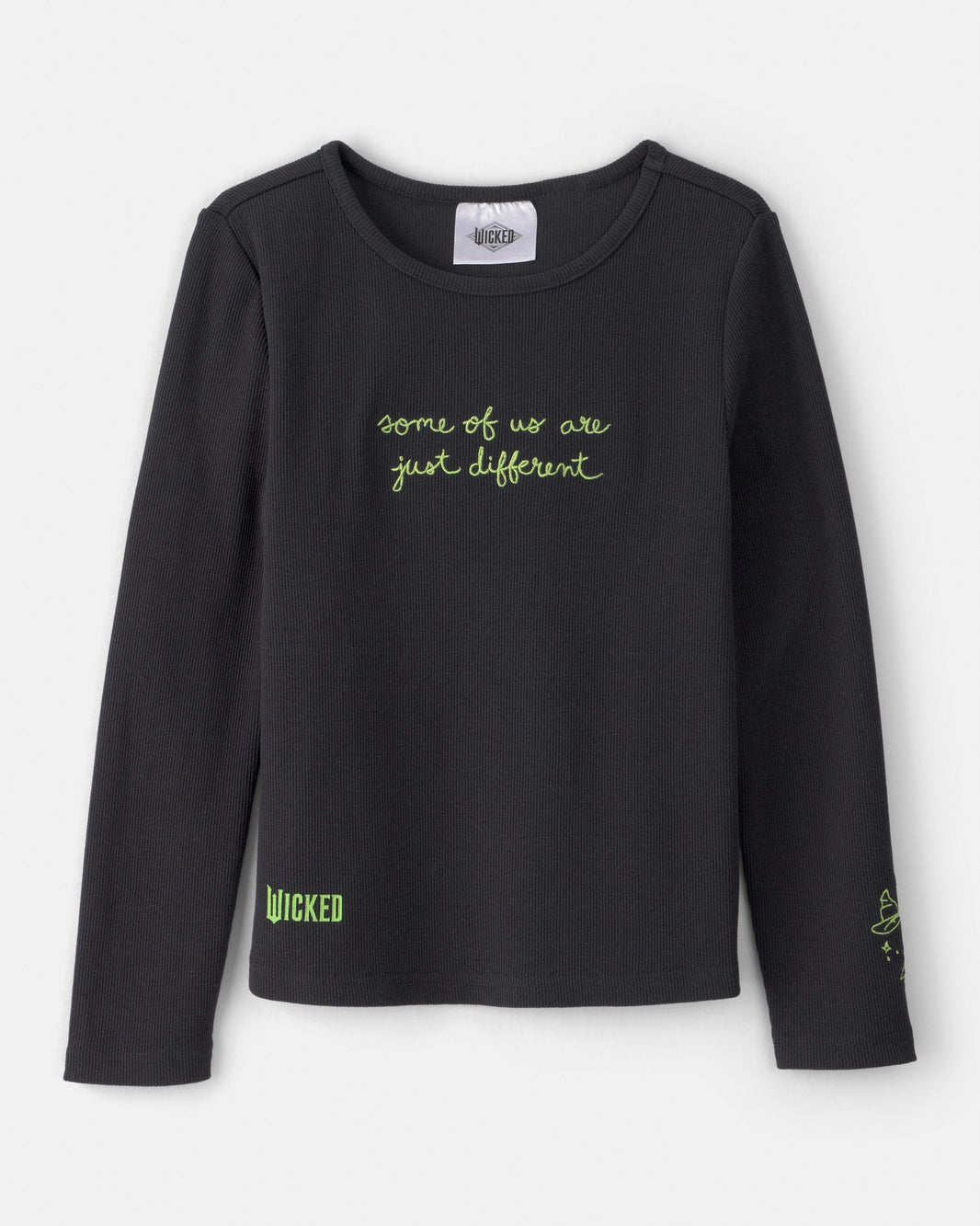 OshKosh B'gosh Qız Wicked Elphaba Ribli Bluzka - Qara