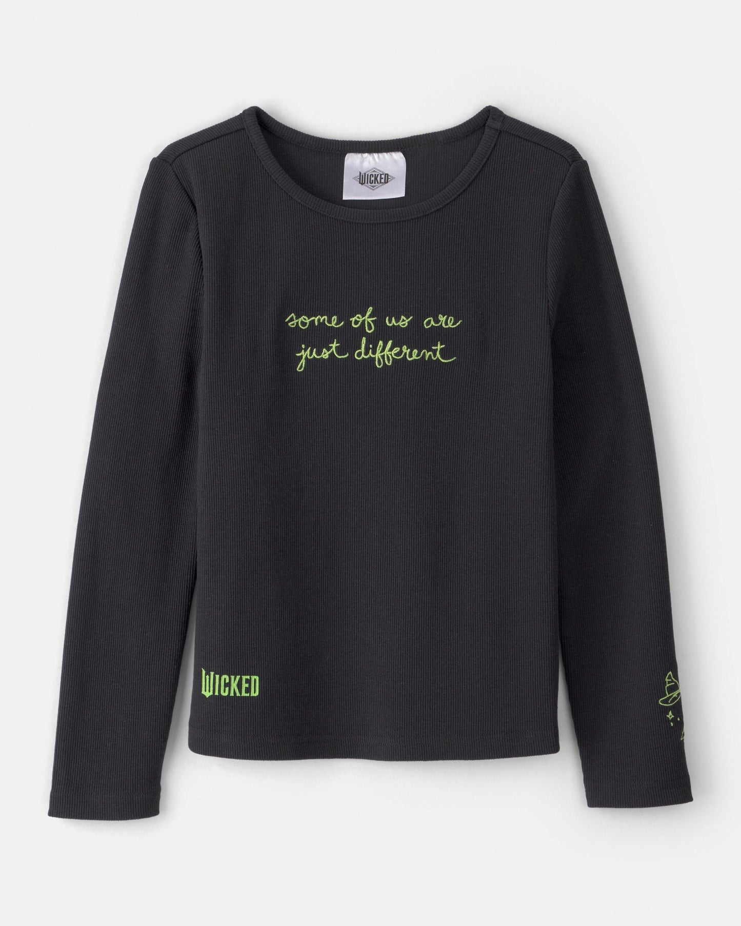 OshKosh B'gosh Qız Wicked Elphaba Ribli Bluzka - Qara