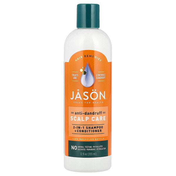 Jason Natural Kəpək Əleyhinə Saç Bakım 2-si-1-də Şampun Balzamı 355ml YoxYox