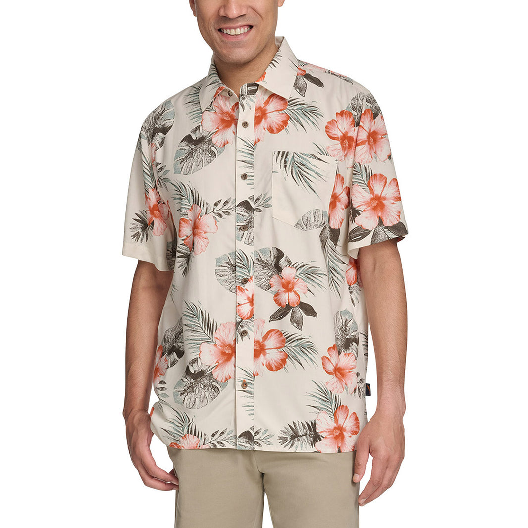 Margaritaville Kişi Qısa Cilli Köynəyi Açıq Mavi 3X-Large
