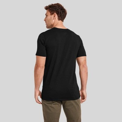 Jockey Generation Kişi Pamuk Stretch Ekipaj Boyunlu 3-Paket Alt Köynək - Qara L: Qısa Tərəvəz, Çəkmə Üstü