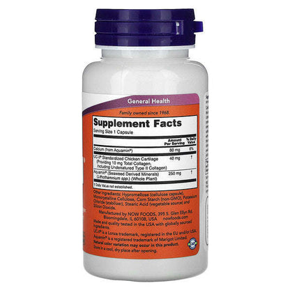 Now Foods UC II Oynaq Sağlığı Denatüre Edilməmiş Tip II Kollagen 120 Kapsul YoxYox