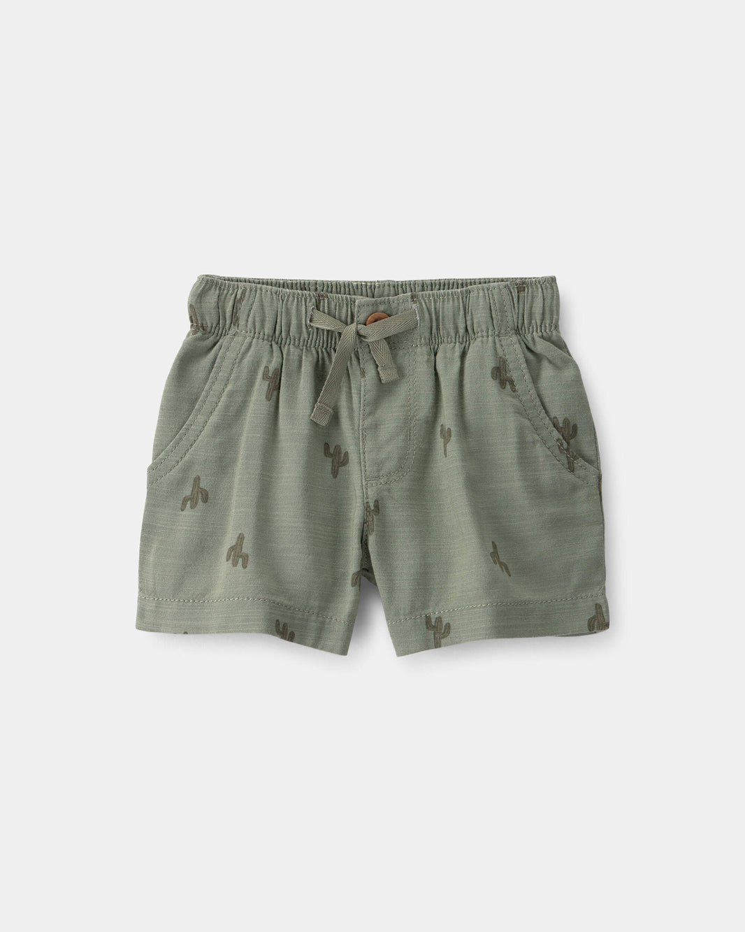 OshKosh B'gosh Uşaq Oğlan Kaktus Bağcıqlı Şorts - Zeytun Yaşılı