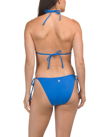 HURLEY İki Parçalı Hibiskus Üçbucaq Bikini Üstü Bağlamalı Alt Dəsti