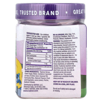 Natrol Kids Melatonin Gummies Ages 4 Ədəsi 1 Mg 60 Gummies YoxYox