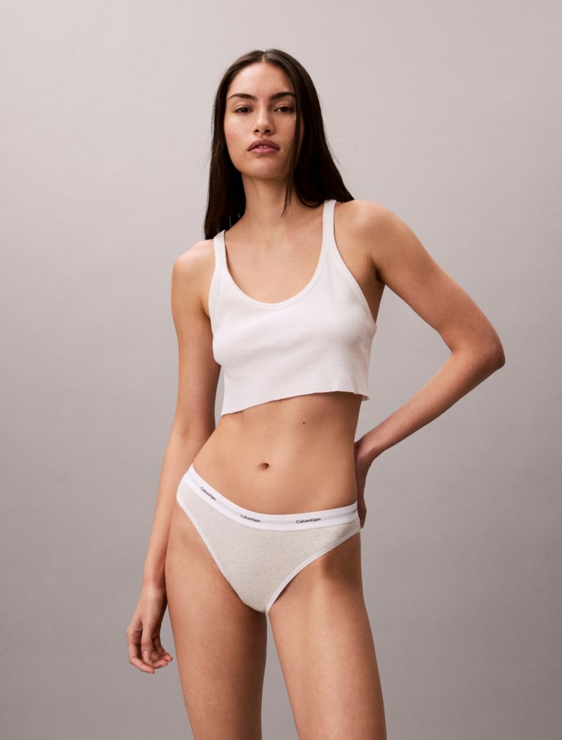 Calvin Klein Pamuk Stretch Rib Bikini