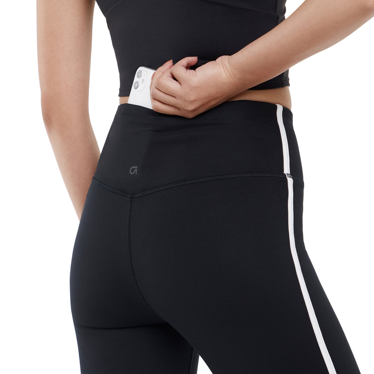 GapFit Qadın Flare Legging Boru Detaylı Tünd Mavi