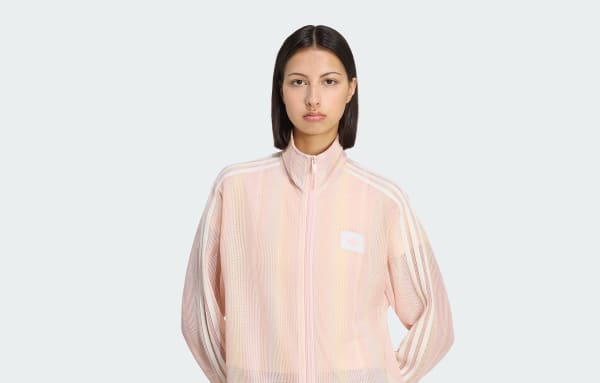 ADIDAS ORIGINALS SUMMER GLOW KNITTED FIREBIRD TRACK TOP