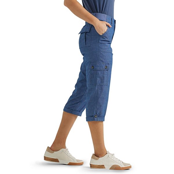 Lee® Flex-To-Go Qadın Kargo Kapri Şalvarları