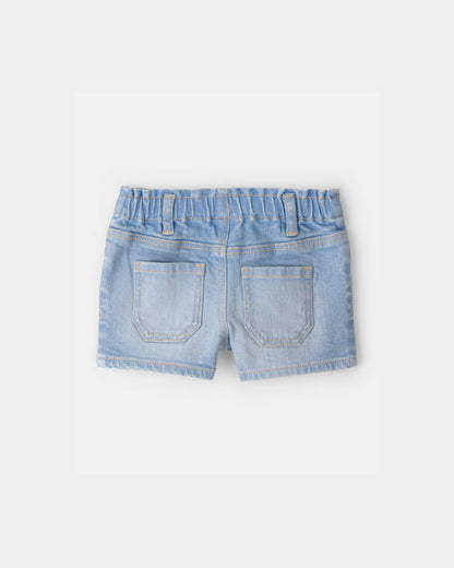 OshKosh B'gosh Qız Uşaq Cins Şortu - Açıq Yuyunmuş