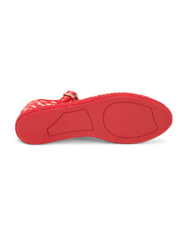 LK BENNETT Made In Spain Emmie Mary Jane Espadrille Flats