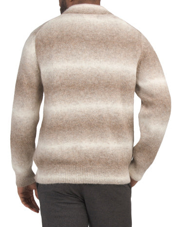 NN07 Alpaca Wool Blend Alfie Polo Sweater 6656