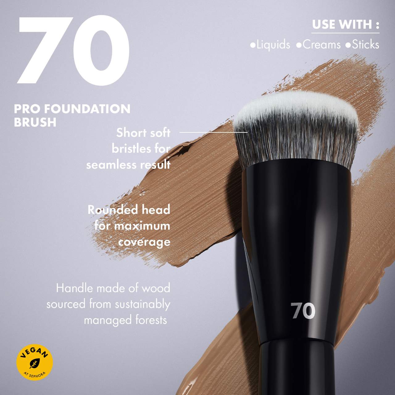 SEPHORA COLLECTION PRO Foundation Brush #70