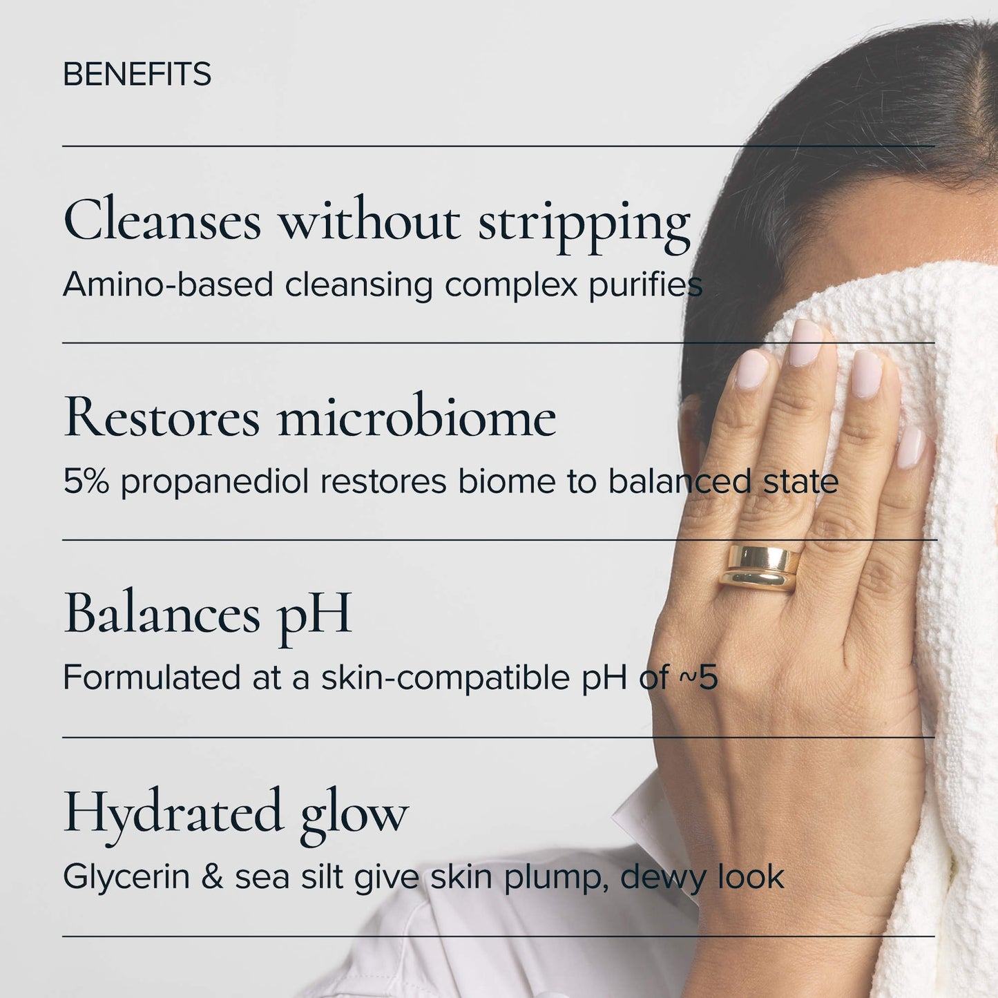 MARA Aura Cleanse Köpüklü Jel Üz Yuma Vasitəsi Quru Dəri üçün