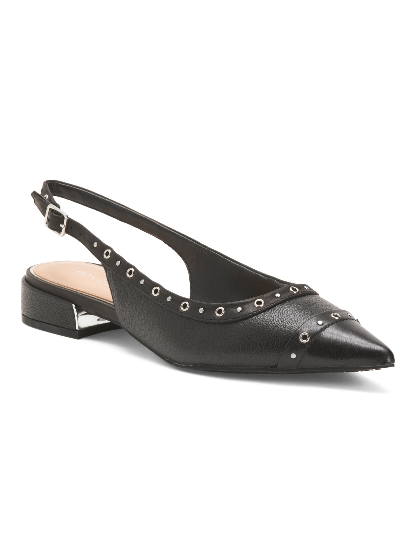 DONALD PLINER Leather Lavina Slingback Topuqlu Ayaqqabı