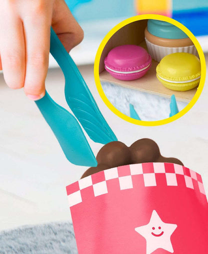 Geoffrey's Toy Box Kafe Tort Fırını Qəhvə Dükkanı Oyun Komplekti YoxYox