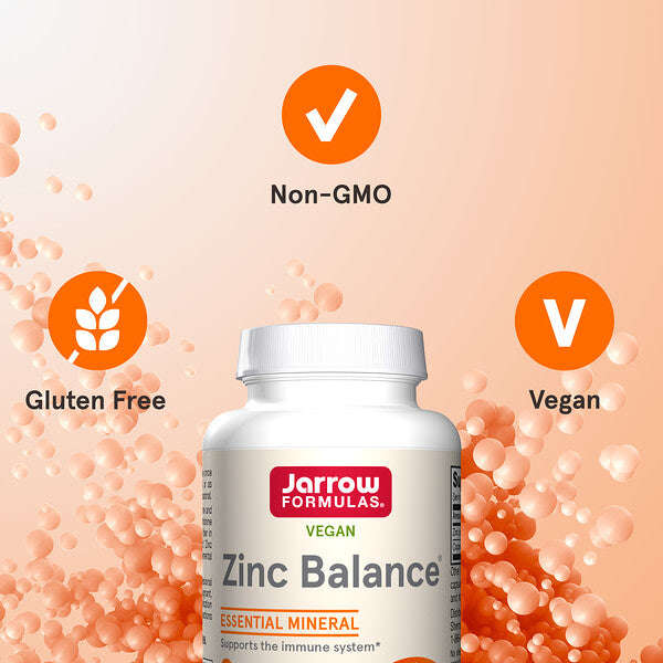 Jarrow Formulas Vegan Zinc Balance 100 Veggie Capsules YoxYox