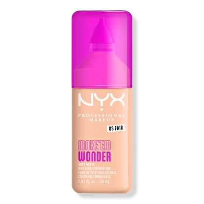 NYX Professional Makeup Make 'EM Wonder 24H Soft Matte Tonal Krem