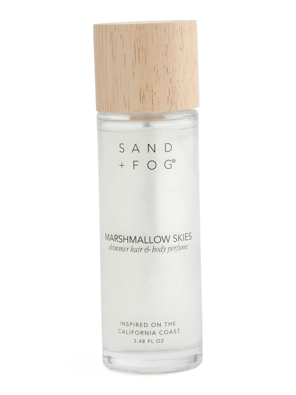SAND AND FOG 3.48oz Şimmer Marshmallow Skies Bədən Sprey