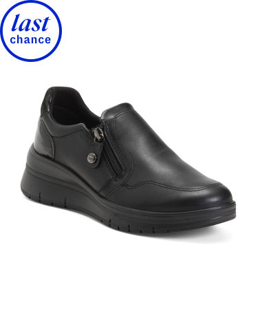 ENVAL SOFT İtaliyada İstehsal Edilmiş Dəri Slip-On Ayaqqabı