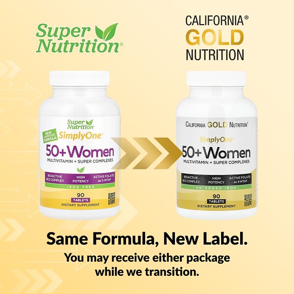 California Gold Nutrition Simplyone 50 Qadın Multivitamini Kompleks