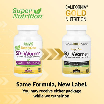 California Gold Nutrition Simplyone 50 Qadın Multivitamini Kompleks