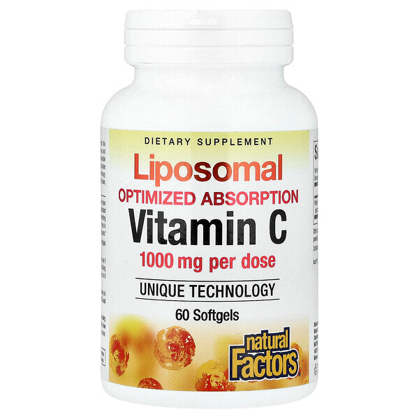 Natural Factors Liposomal C Vitamini 60 Softgel 500mg