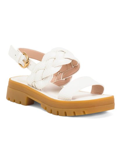 COLE HAAN Leather Cressida Lug Sandal
