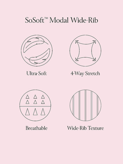 Victoria's Secret SoSoft™ Modal Geniş Nervürlü Kardiqan