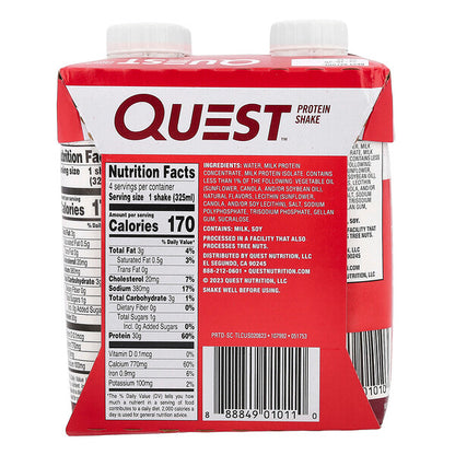 Quest Nutrition Protein Shake Şorlu Karamel 4 Ədəd 325 ml